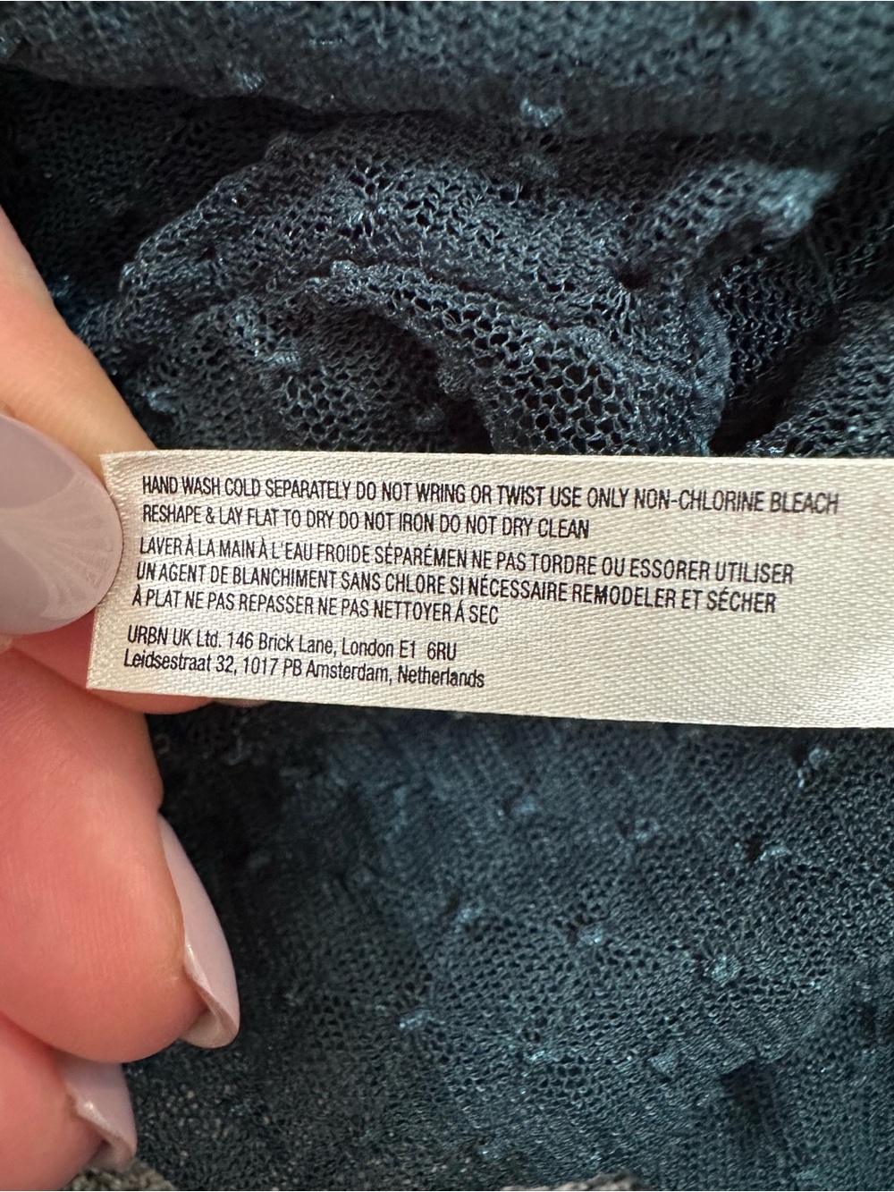 NWOT Free People Intimately Teal Top- Medium - Picture 7 of 7